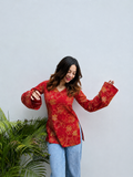 Premium Cotton peplum